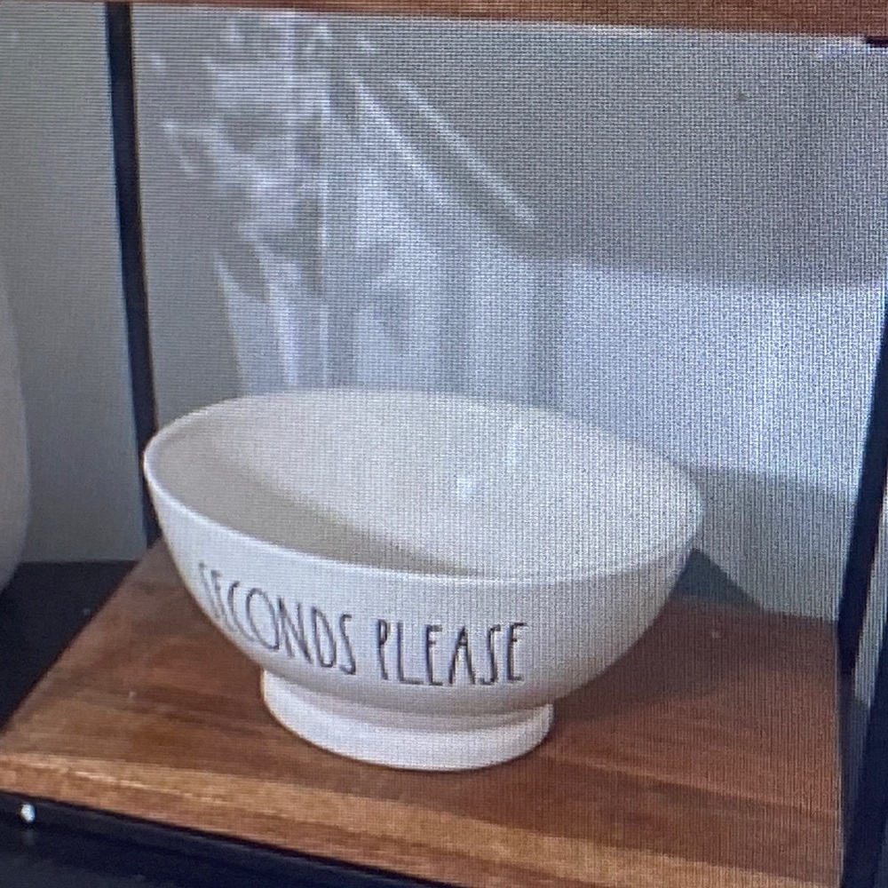 Rae Dunn Artisan Collection White Ceramic Bowl